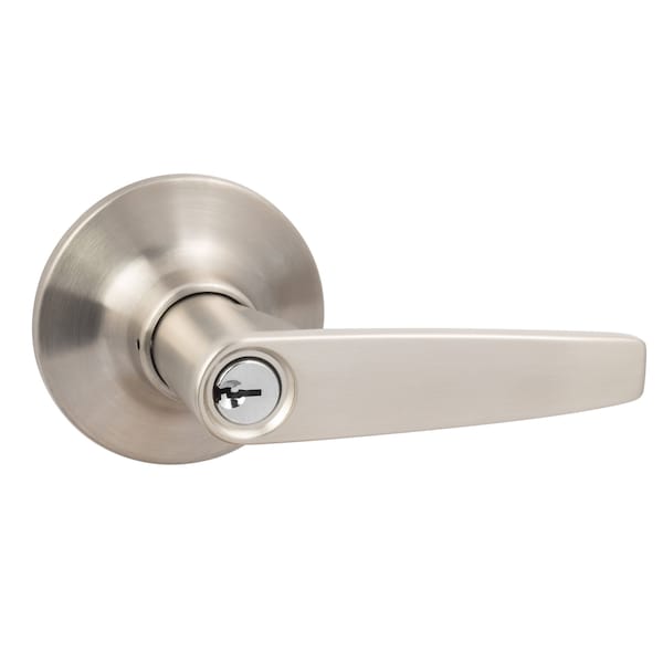 Sure-Loc Hardware Sure-Loc Hardware Cedar Push Button Storeroom Lever, Satin Nickel CD105-SL 15 - main